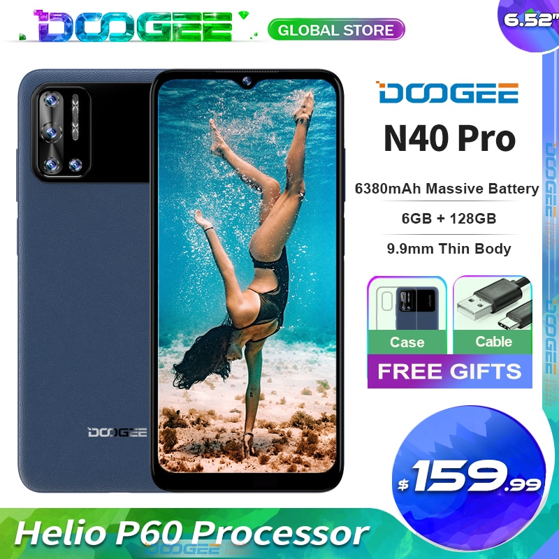 DOOGEE N40 Pro ޴ ȭ Helio P60 6GB + 128GB 6.5 &..
